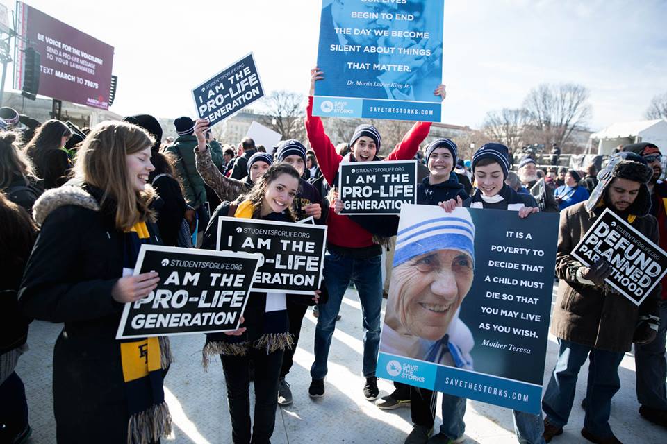 Students March for Life