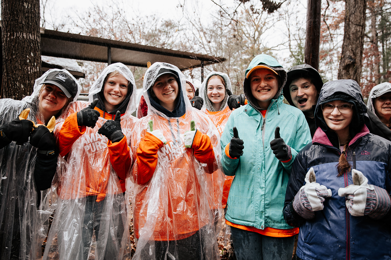 Volunteers assisted with critical disaster recovery work