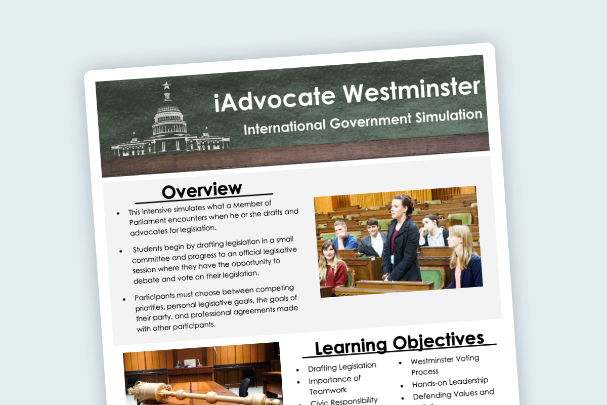 iAdvocate Westminster Overview Thumbnail